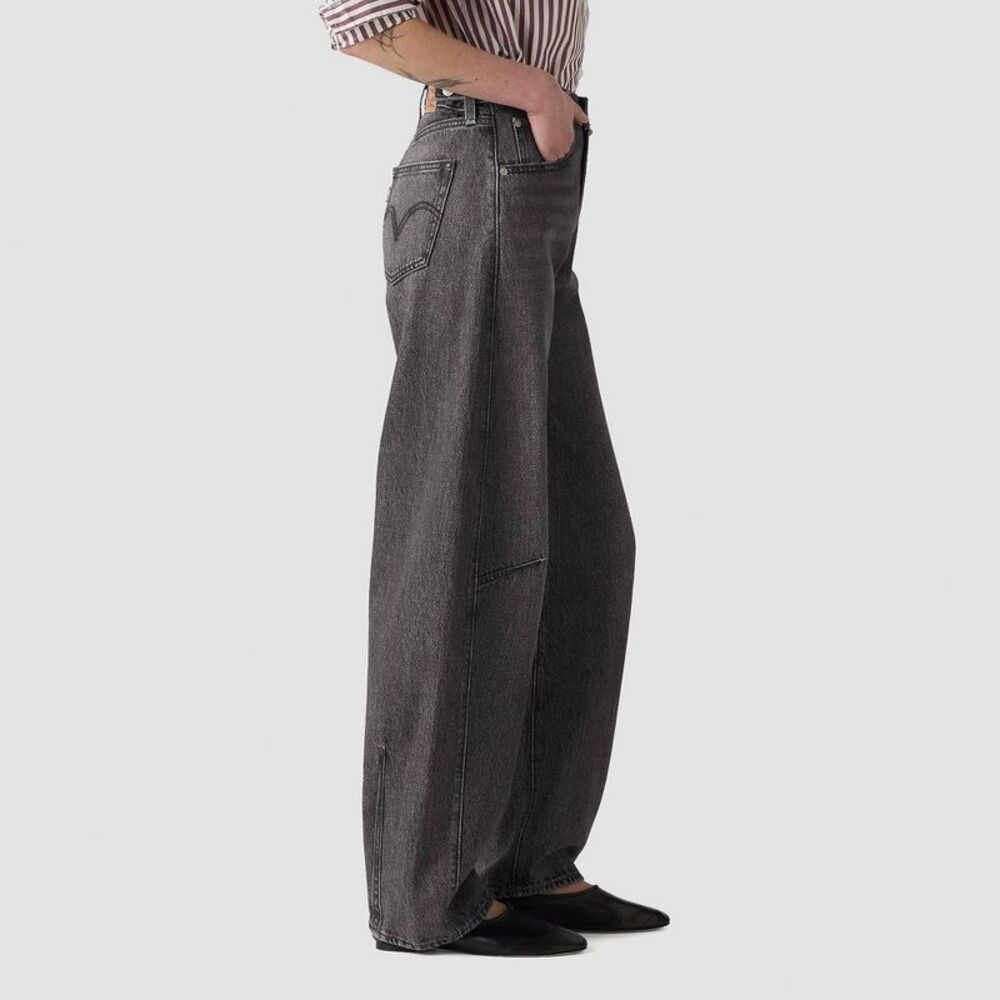 Levi's - Women's Cinch Barrel Jeans - Past Lives 25 Black - Picture 2 of 3